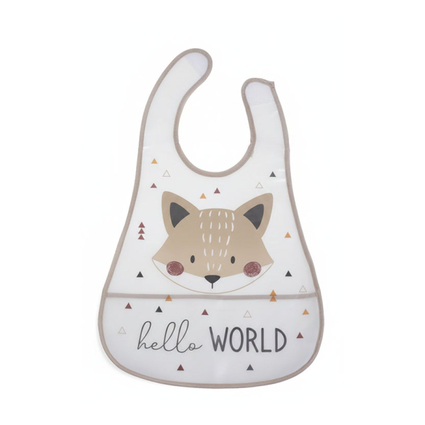 Σαλιάρα 6+ Μηνών (26x35) Gamberritos Hello World 11025-2