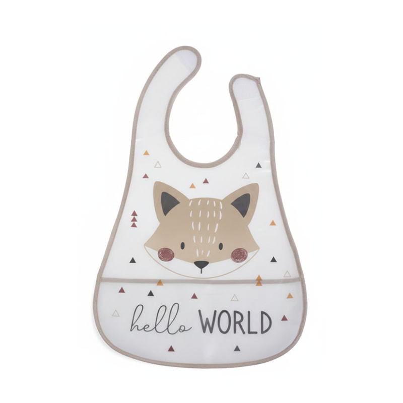 Σαλιάρα 6+ Μηνών (26x35) Gamberritos Hello World 11025-2