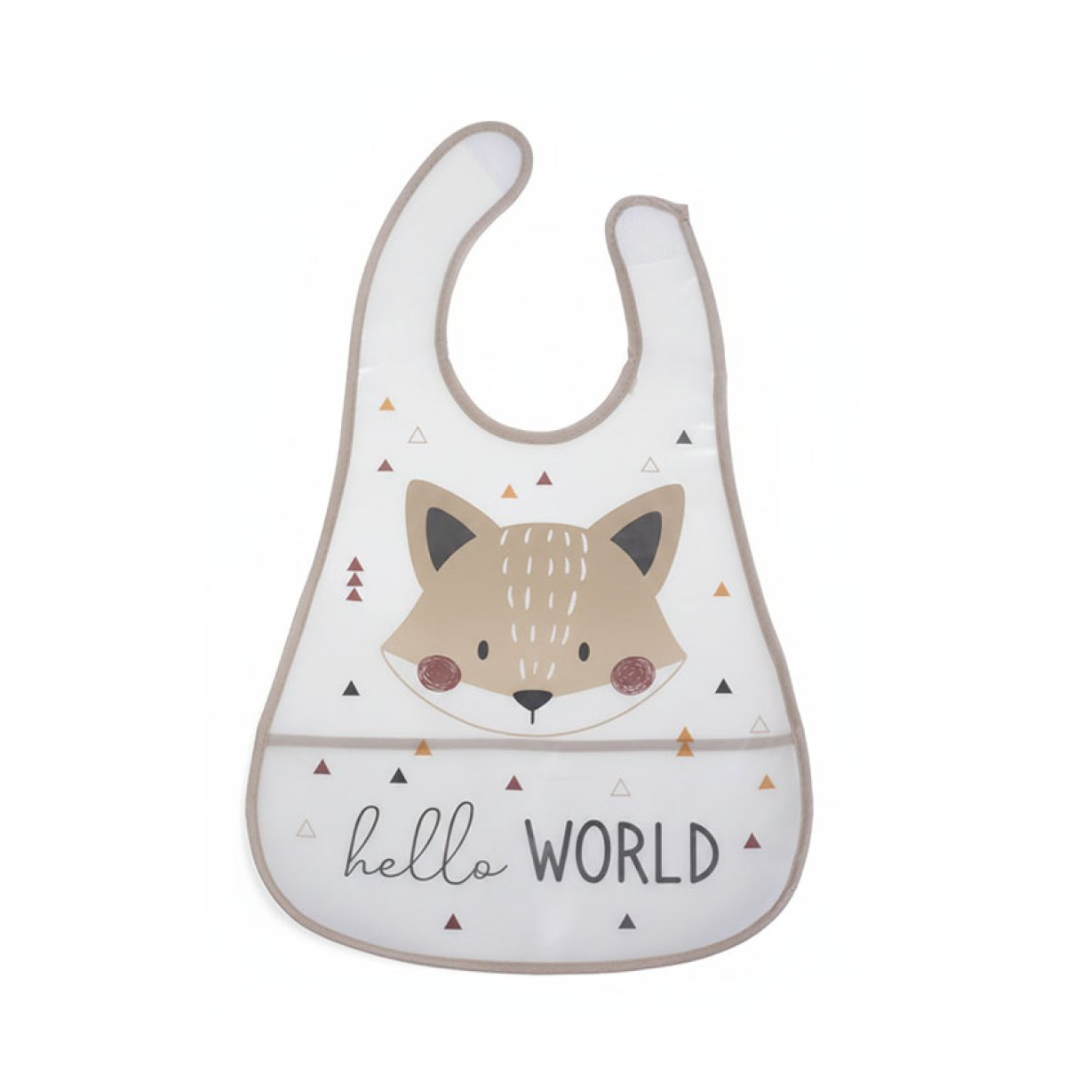 Σαλιάρα 6+ Μηνών (26x35) Gamberritos Hello World 11025-2