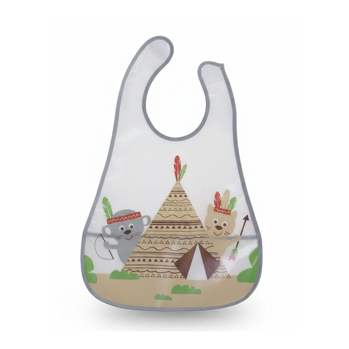 Σαλιάρα 6+ Μηνών (26x35) Gamberritos Little Indians 11025-3