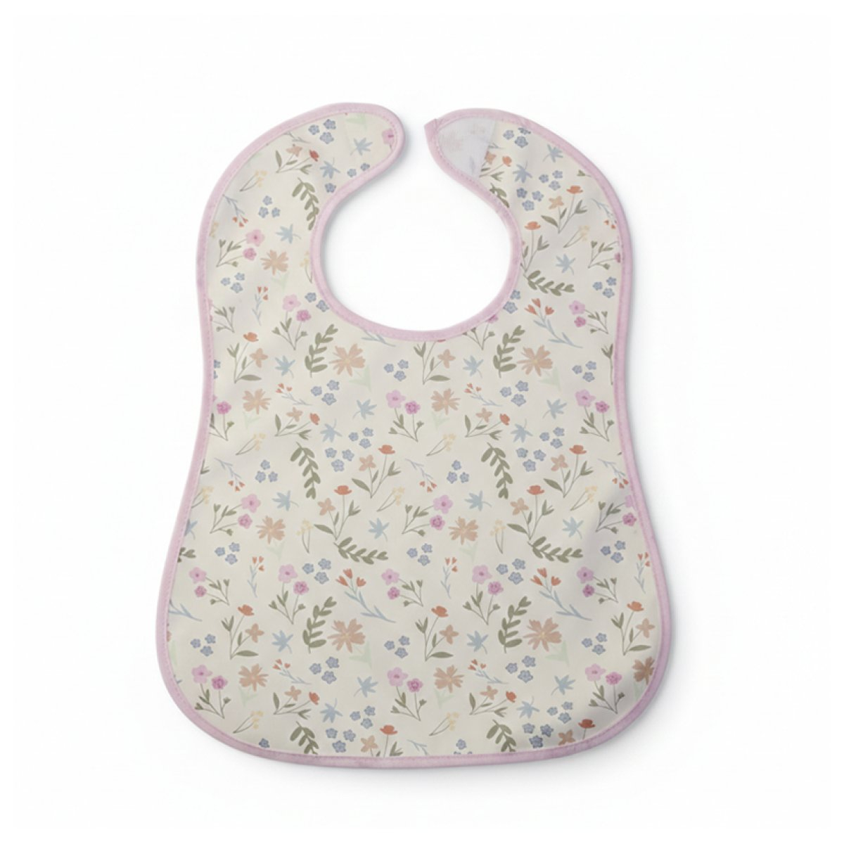 Σαλιάρα 6+ Μηνών (26x35) Gamberritos Flowers Ροζ 10985-1