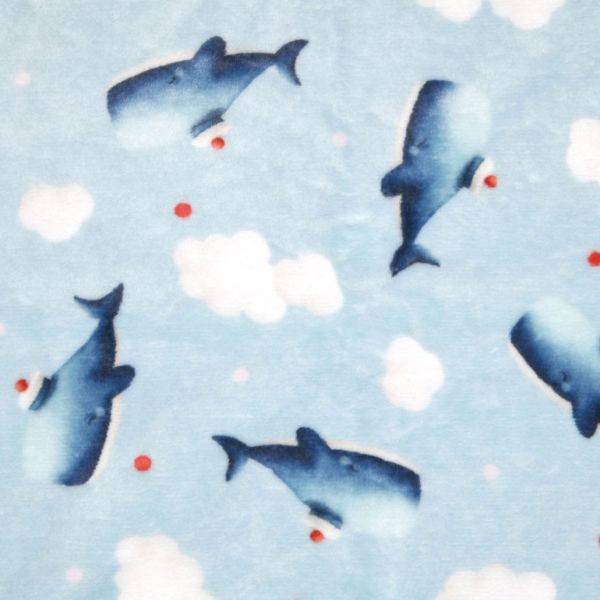 Κουβέρτα Fleece Αγκαλιάς (70x100) S-F Moby Blue P2E077001