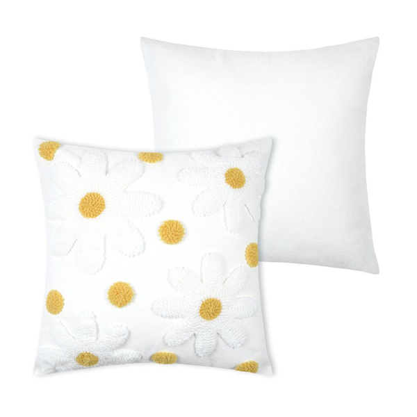 Διακοσμητικό Μαξιλάρι 2 Όψεων (45x45) S-F Camille Ecru CE206004