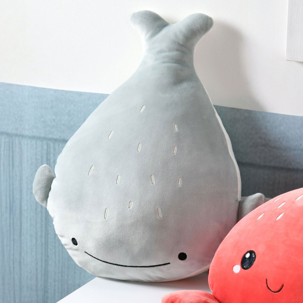 Διακοσμητικό Μαξιλάρι Βελουτέ 2 Όψεων (30x40) S-F Moby Blue C2E077001