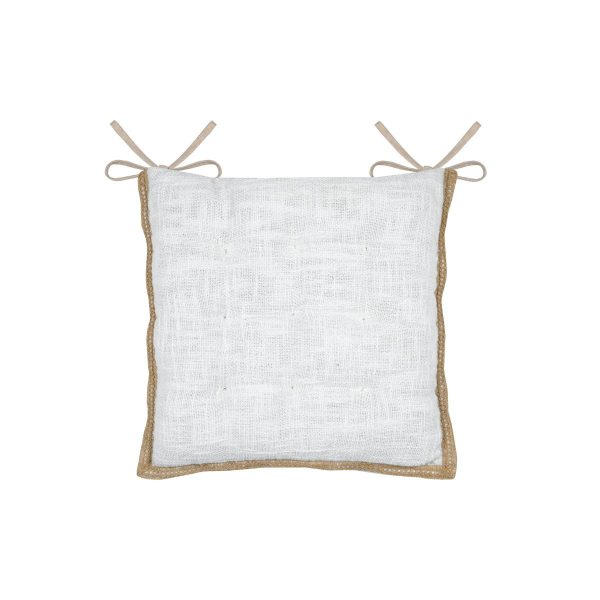 Μαξιλάρι Καρέκλας 2 Όψεων (38x38) S-F Josepha Blanc CE140002