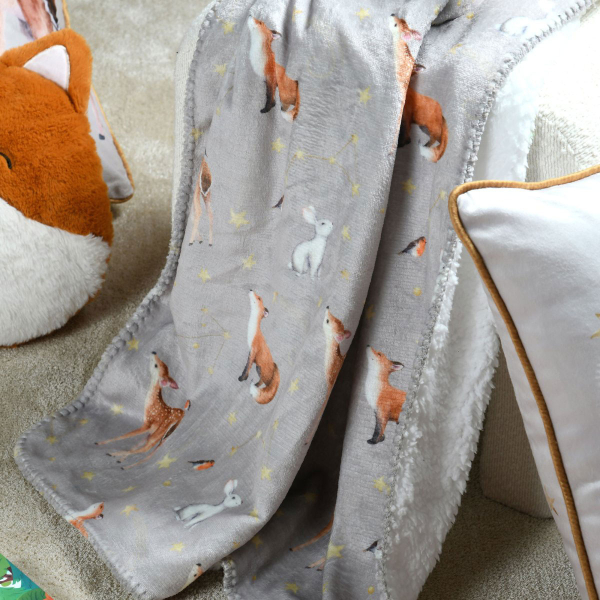 Κουβέρτα Fleece Αγκαλιάς Με Γουνάκι (70x100) S-F Ferdinand Naturel P2D929001