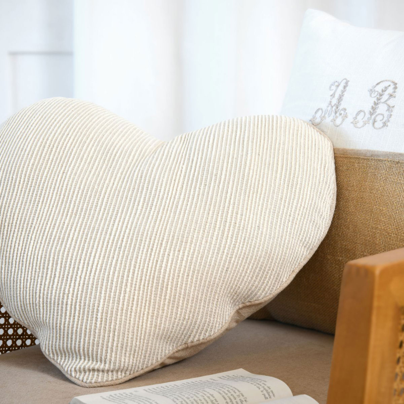 Διακοσμητικό Μαξιλάρι 2 Όψεων (Φ45) S-F Josepha Naturel CE140008