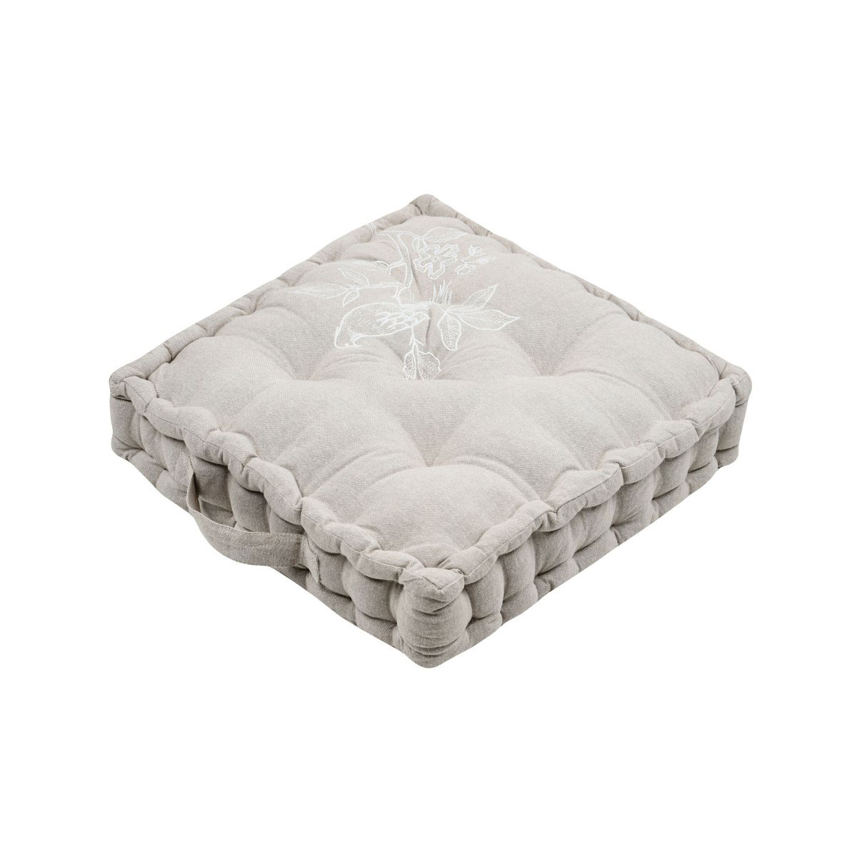 Μαξιλάρα Δαπέδου (45X45X10) S-F Clarine Beige C5D445002 Home Λευκά Είδη Σαλονιού Μαξιλάρια Spitishop