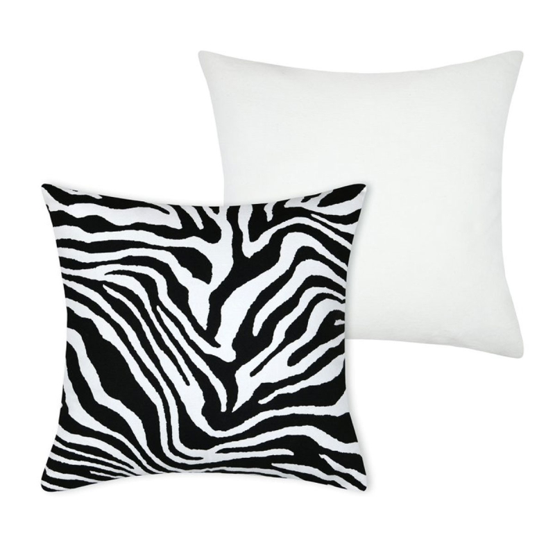 Διακοσμητική Μαξιλαροθήκη 2 Όψεων (40x40) S-F Zibra Noir C0D978001H