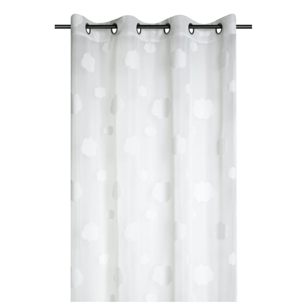 Κουρτίνα (140x260) Με Τρουκς S-F Moby Blanc R6E077001VL