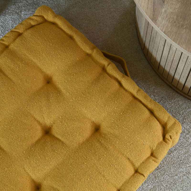 Μαξιλάρα Δαπέδου (50x50x10)S-F Monaco Curry CE282017