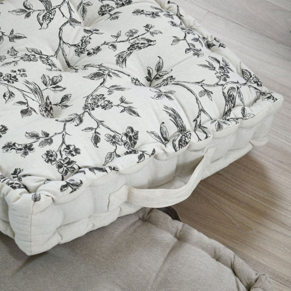 Μαξιλάρα Δαπέδου (45x45x10) S-F Clarine Ecru C5D445001