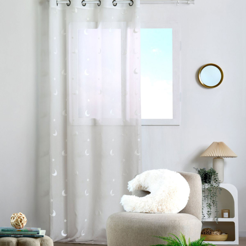 Κουρτίνα (140x260) Με Τρουκς S-F Moonlight Naturel R6D966001VL