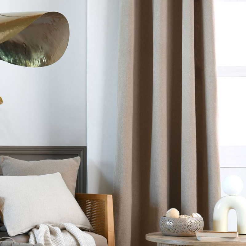 Κουρτίνα (140x260) Με Τρουκς S-F Monaco Naturel CE282002