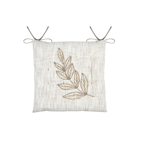 Μαξιλάρι Καρέκλας 2 Όψεων (38x38) S-F Hemera Ecru CUD388001GAL