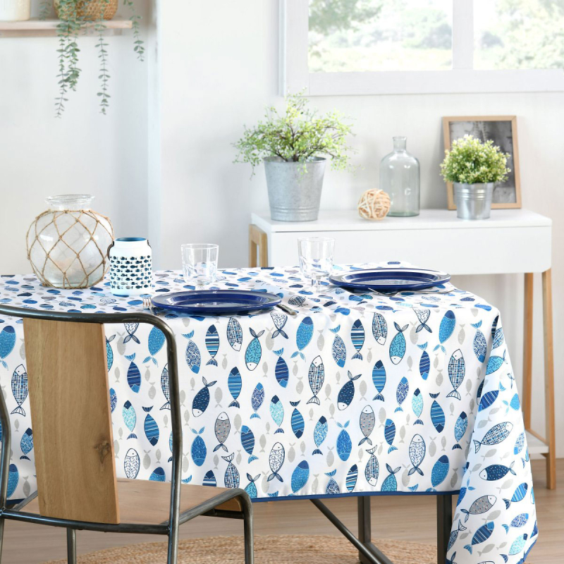 Τραπεζομάντηλο (140x240) S-F Fletan Blue N10D655001