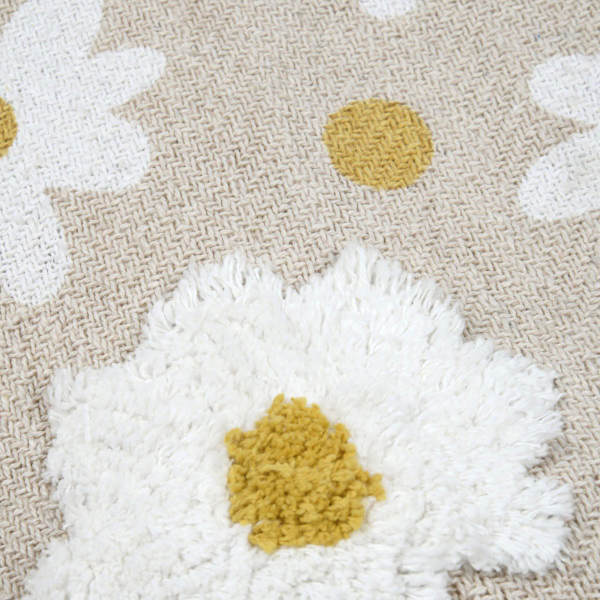 Διακοσμητικό Ριχτάρι (125x150) S-F Camille Naturel CE206013