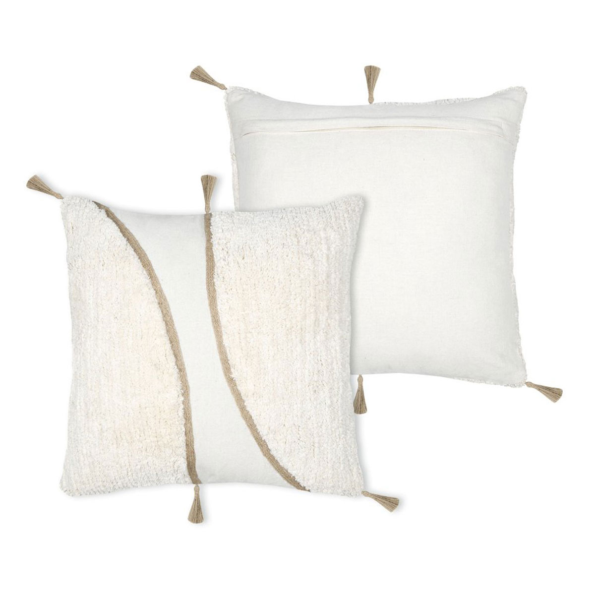 Διακοσμητικό Μαξιλάρι 2 Όψεων (45x45) S-F Blokken Ecru C1D835001