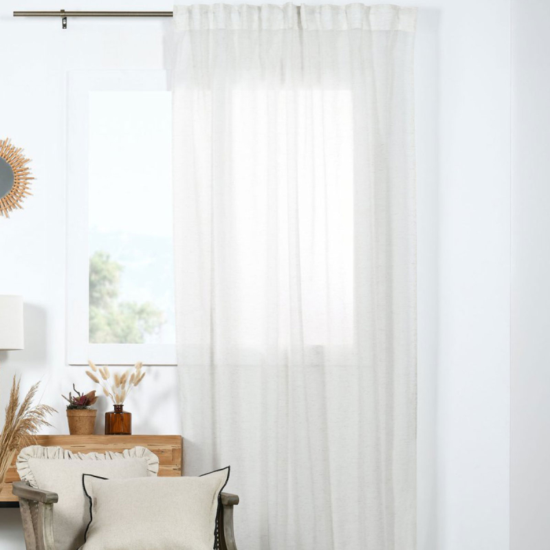 Κουρτίνα (140x260) Με Τρουκς S-F Titus Ecru R6D750001VL