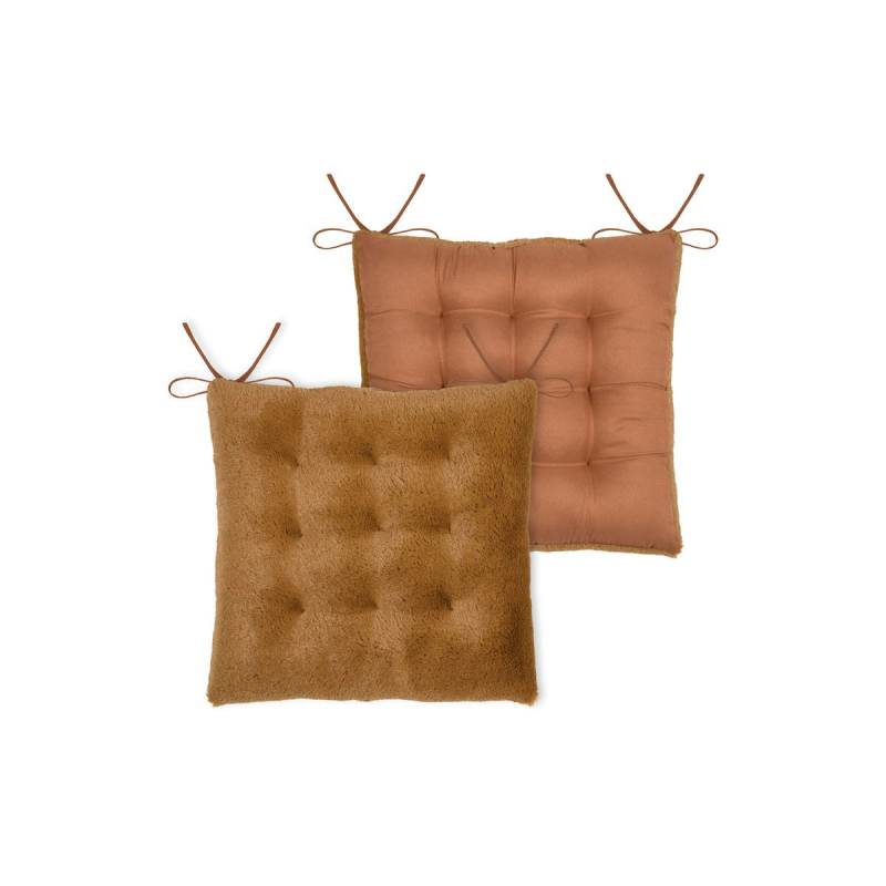 Γούνινο Μαξιλάρι Καρέκλας (40x40) S-F Asgard Camel CUD351003GAL