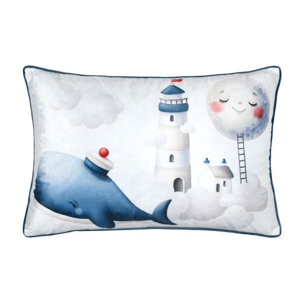 Διακοσμητικό Μαξιλάρι 2 Όψεων (40x60) S-F Moby Blue C4E077001