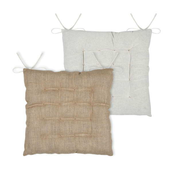 Μαξιλάρι Καρέκλας 2 Όψεων (38x38) S-F Cambodge Jute CE127007