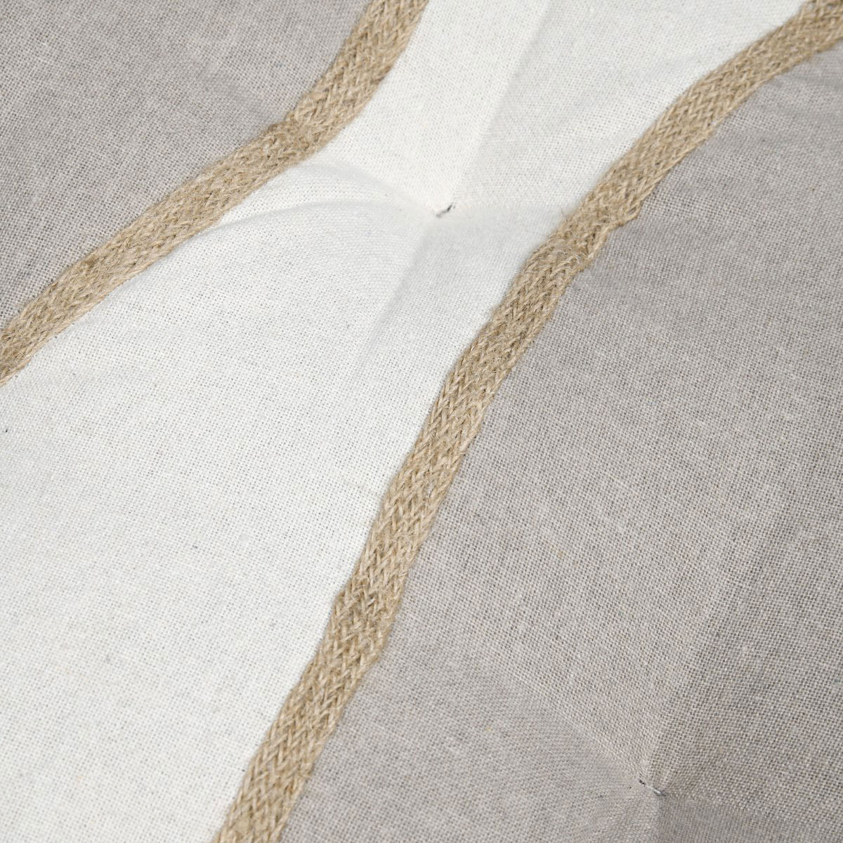 Μαξιλάρα Δαπέδου (45X45X10) S-F Blokken Naturel C5D835001 Home Λευκά Είδη Σαλονιού Μαξιλάρια Spitishop