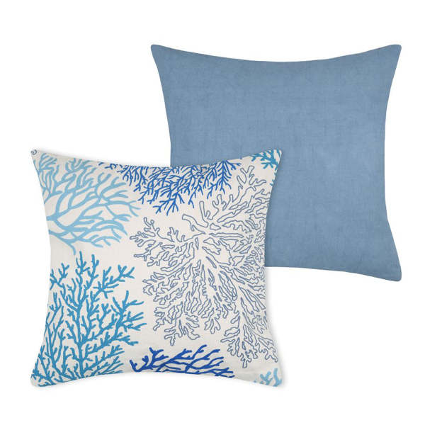 Διακοσμητική Μαξιλαροθήκη 2 Όψεων (40x40) S-F Tahiti Turquoise C0D722001H