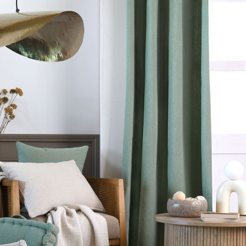 Κουρτίνα (140x260) Με Τρουκς S-F Monaco Sauge CE282003