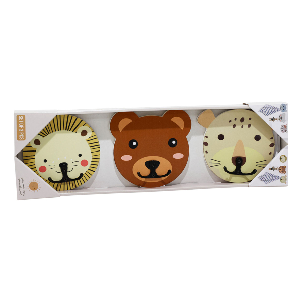 Κρεμαστράκια Αυτοκόλλητα (Σετ 3τμχ) K-M Bear DD1200050