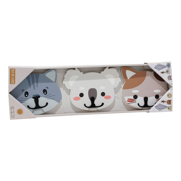 Κρεμαστράκια Αυτοκόλλητα (Σετ 3τμχ) K-M Koala DD1200050