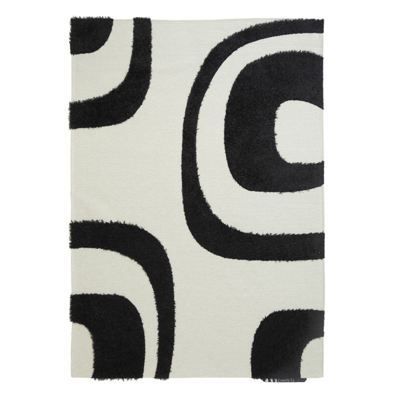 Χαλί All Season (160x230) Royal Carpet Toscana Shira Black/White