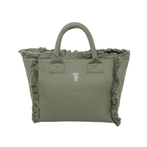 Τσάντα Θαλάσσης (26x16x24) Feel & Touch Caribbean Khaki