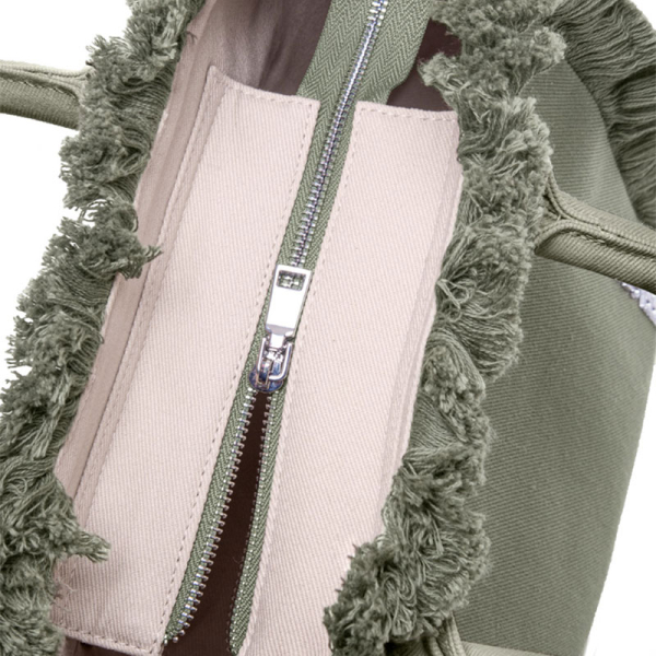 Τσάντα Θαλάσσης (26x16x24) Feel & Touch Caribbean Khaki