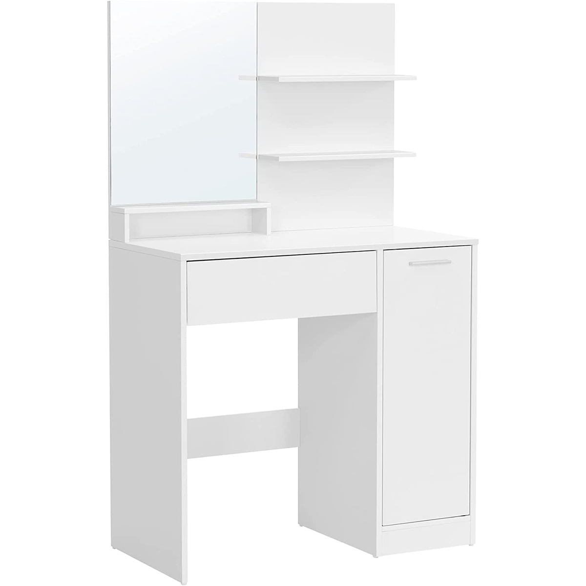 Μπουντουάρ με Καθρέφτη (80X40X132) Vasagle Rdt119Wb01 Home Έπιπλα Κρεβατοκάμαρας & Τουαλέτες Spitishop