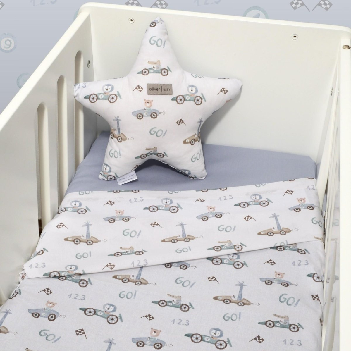 Σεντόνια Λίκνου (Σετ) Baby Oliver Design 421