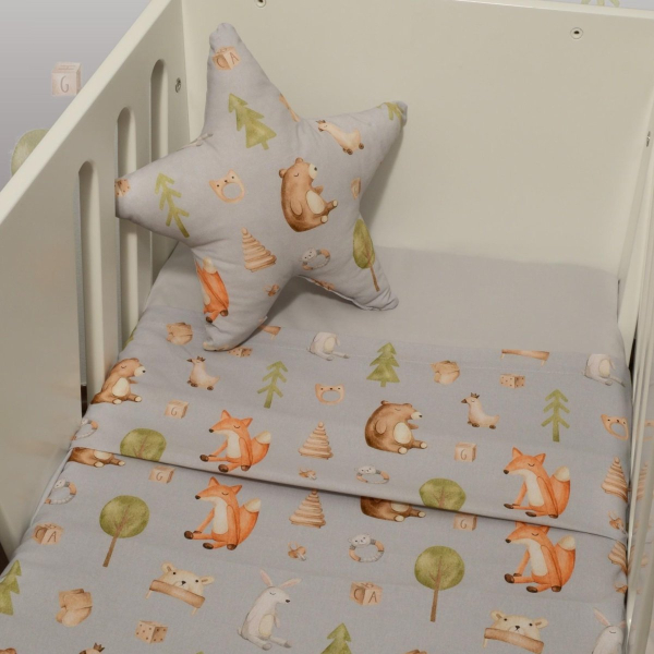 Σεντόνια Λίκνου (Σετ) Baby Oliver Design 427
