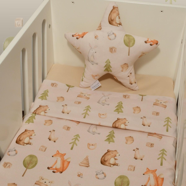 Σεντόνια Λίκνου (Σετ) Baby Oliver Design 428