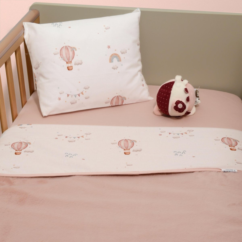 Κουβέρτα Βελουτέ Κούνιας (100x150) 2 Όψεων Baby Oliver Design 422