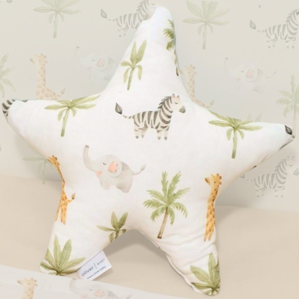 Διακοσμητικό Μαξιλάρι (37x37) Baby Oliver Αστέρι Design 424