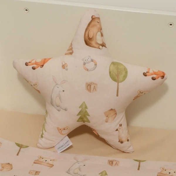 Διακοσμητικό Μαξιλάρι (37x37) Baby Oliver Αστέρι Design 428