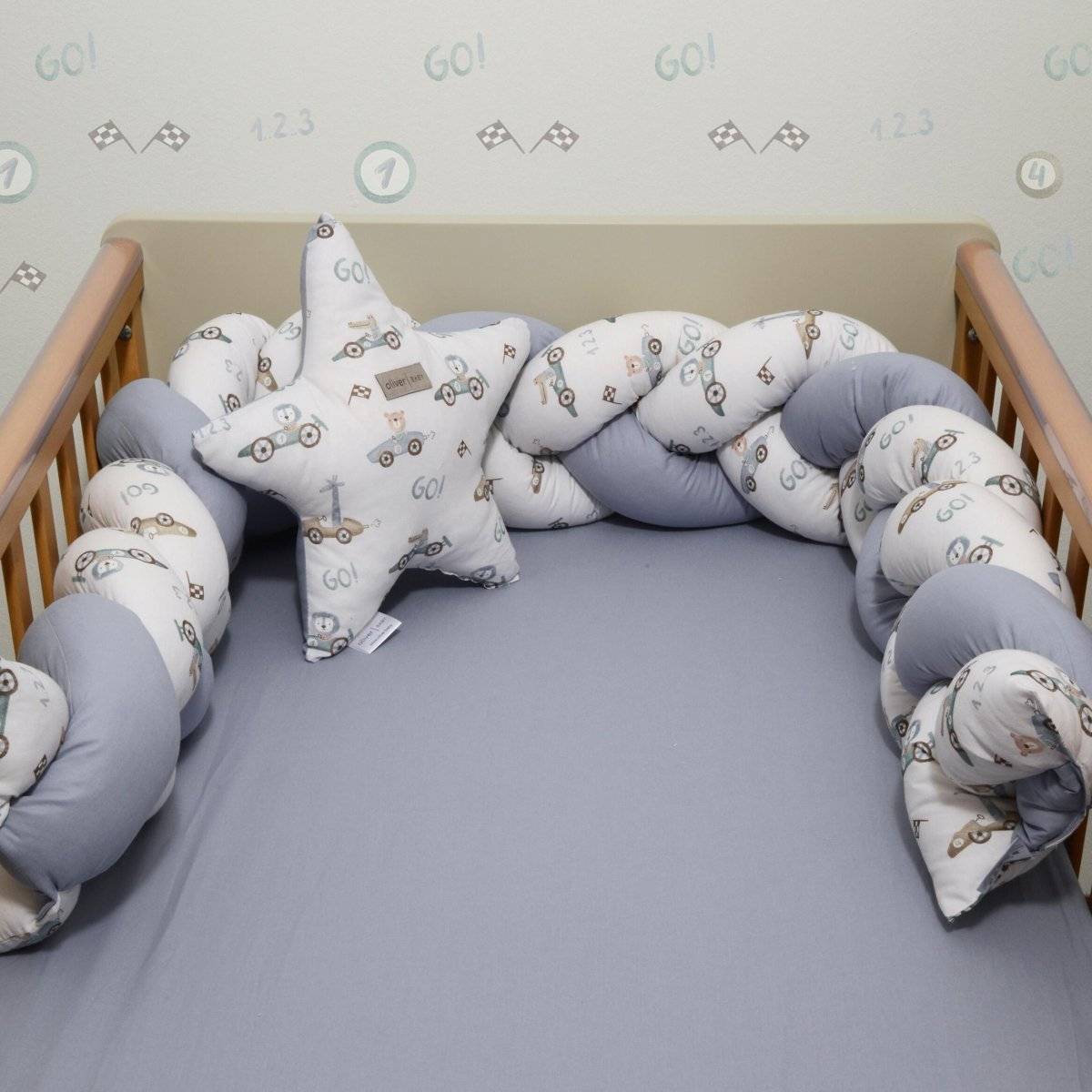 Πάντα Κούνιας - Πλεξούδα (200x20) Baby Oliver Design 421