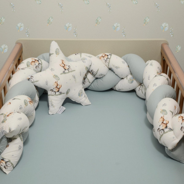 Πάντα Κούνιας - Πλεξούδα (200x20) Baby Oliver Design 423