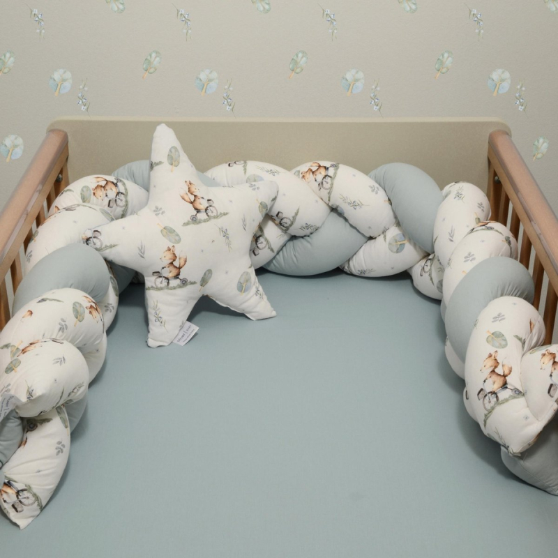 Πάντα Κούνιας - Πλεξούδα (200x20) Baby Oliver Design 423