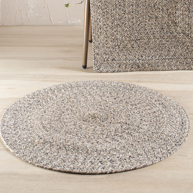 Στρογγυλό Πατάκι (Φ70) Rythmos Almira Beige