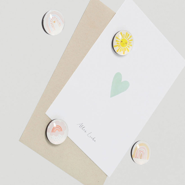 Μαγνητάκια (Σετ 4τμχ) Z-L Rainbow 11246