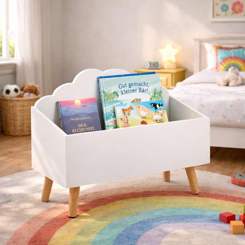 Κουτί Αποθήκευσης Παιχνιδιών (58x28x45) Z-L Cloud 13503