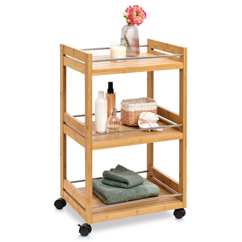 Τρόλεϊ/Ραφιέρα 3 Θέσεων (45.5x38x76) Z-L 13591