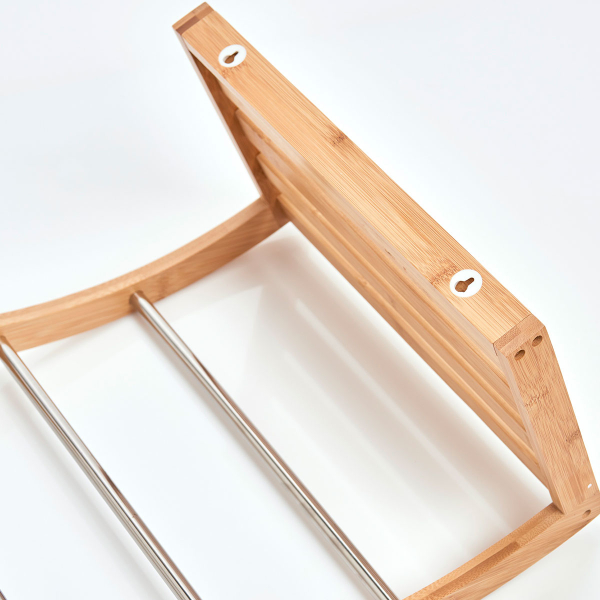 Κρεμάστρα Μπάνιου Τριπλή Για Πετσέτες Με Ράφι (38x24x40) Z-L 13595