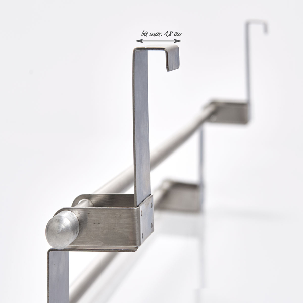 Κρεμάστρα Πόρτας Με 2 Ράγες (57x12.5x18.5) Z-L 13894